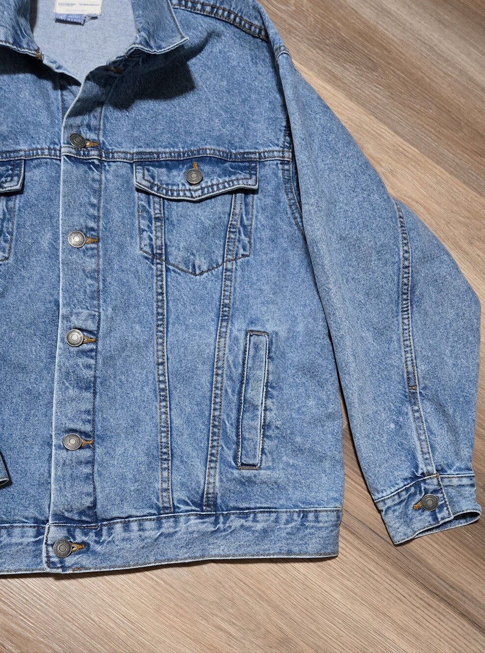 Cotton On Born This Way Foundation Classic Trucker Denim Jacket - Size M - Picture 7 of 13